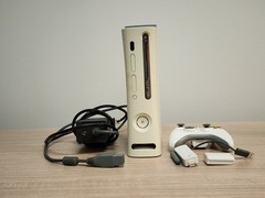 Microsoft Xbox 360 Pro 20GB Console – Matte White w/ Controller + Wi-Fi Adapter