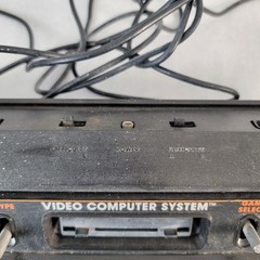 Atari Video Computer System Console 4-Switch Woodgrain CX-2600 Tested Works
