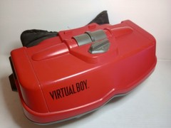 Nintendo Virtual Boy Console Red and Black Headset Only | Working | Wear