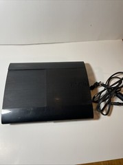 Sony PlayStation 3 Super Slim CECH-4001B Gaming Console – Black UNTESTED