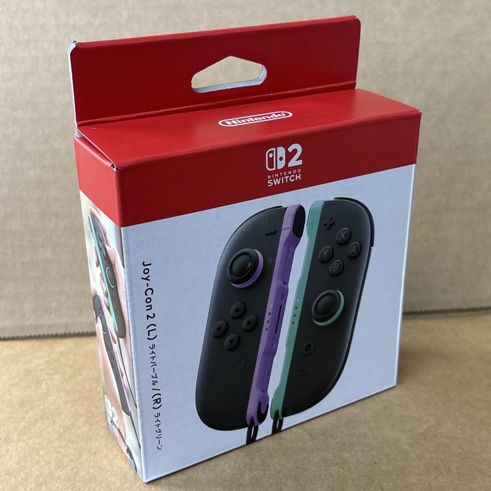 Nintendo Joy-Con 2 Controller Set, Left and Right, Light Purple and Light Green