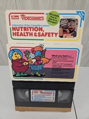 VTG 1986 Connor Videosmarts Learning Video Game VHS Tape Nutrition Heath Safety