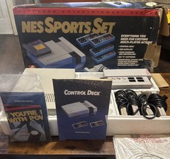 Nintendo Entertainment System NES Sports Set UNTESTED W/ Manuals