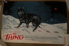The Thing Poster Ken Taylor Art Print Coda John Carpenter Mondo Movie Film Wolf