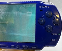 Sony PSP 2000 Blue Console TESTED + WORKING! no battery no charging cable incl.