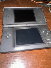 Nintendo DS Lite Authentic Console Crimson Handheld System -W/ Charger