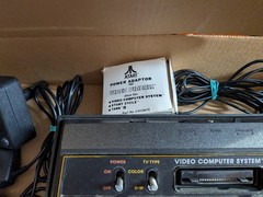 Vintage Atari 2600 Console Video Computer System In Box With Pac-Man Tested