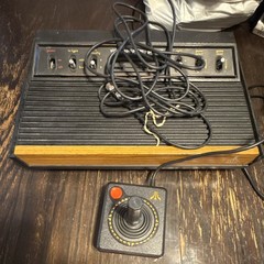 Atari 2600 Home Console Black Brown RF Atari 2600 Platform with Joystick