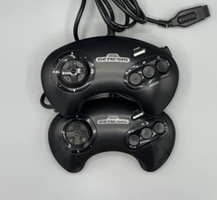 Sega Genesis Model 2 MK-1631 2 Controllers, 1 Game. See Description