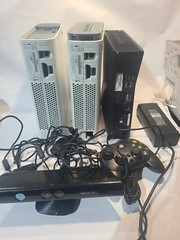 Microsoft Xbox 360 Console System Lot Of 3 Consoles Untested