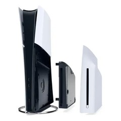 Sony Playstation 5 PS5 Slim Digital + Disc Drive + Vertical Stand