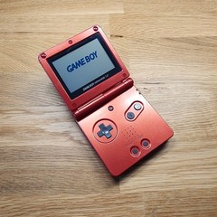 Nintendo GameBoy Advance SP Red AGS-001, Tested & Working Great!
