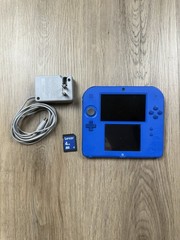 Nintendo 2DS Handheld Game Console FTR-001 Electric Blue TESTED WORKING