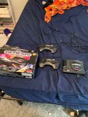 SEGA Genesis mini 16 bit two controllers black