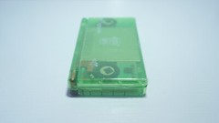 Nintendo DS Lite Transparent Clear Green & Black Handheld System with Charger
