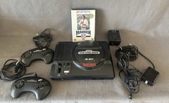 Sega Genesis 16bit Console(1601) with 2 Controllers,av cable,power Chord,game