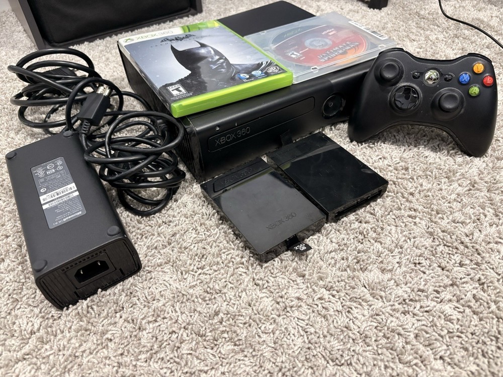 Microsoft Xbox 360 Slim Bundle 250GB Matte Black Console