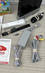 Black Nintendo Wii RVL-101 Console W/ Original Box Great Condition Tested Read