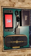 Nintendo Switch Console Bundle with 3 x Gray Joy-Cons +3 Games