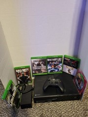 Microsoft Xbox One x 1TB 1540 Console Bundle with Controller, Cords & 6 Games