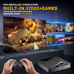 Kinhank Super Console X2 pro,Video Game Console with 37000+Classic Games,4K Retr