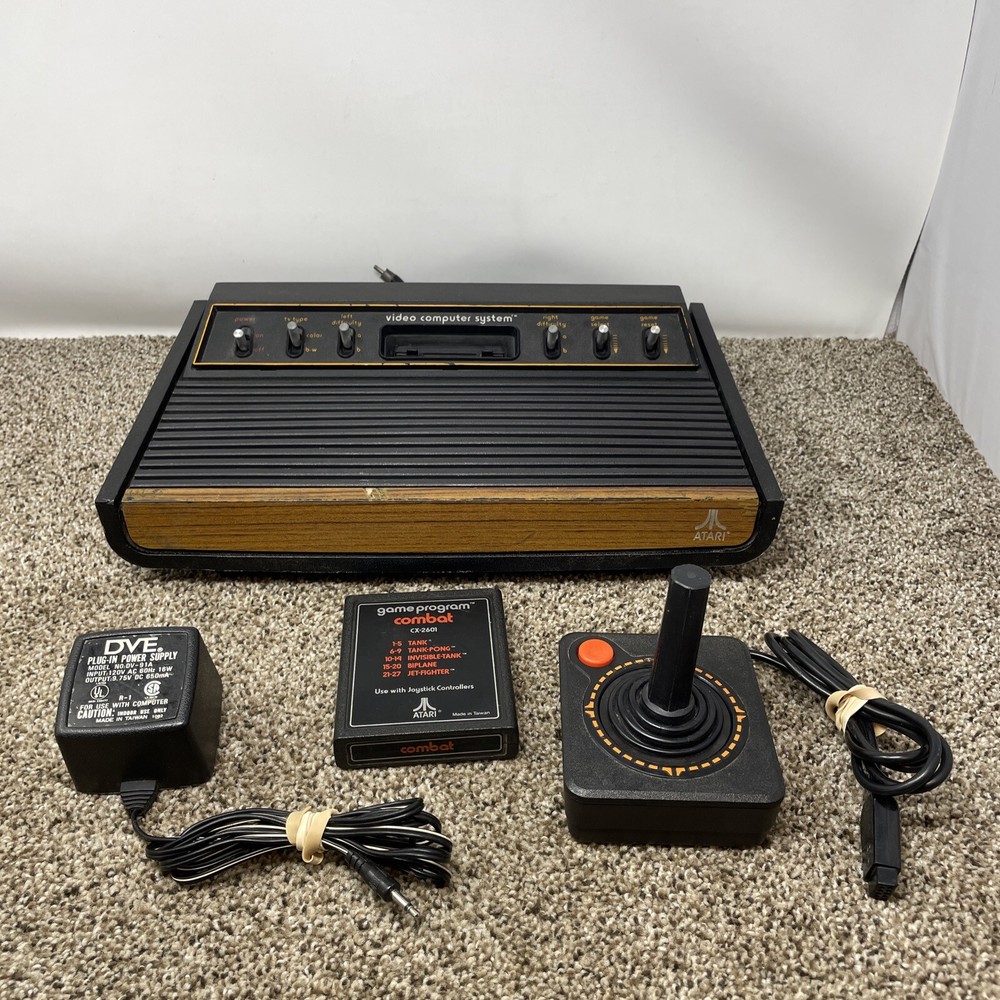 Atari CX2600 ‘Heavy Sixer’ Six Switch Console Sunnyvale RARE 2600 WORKING