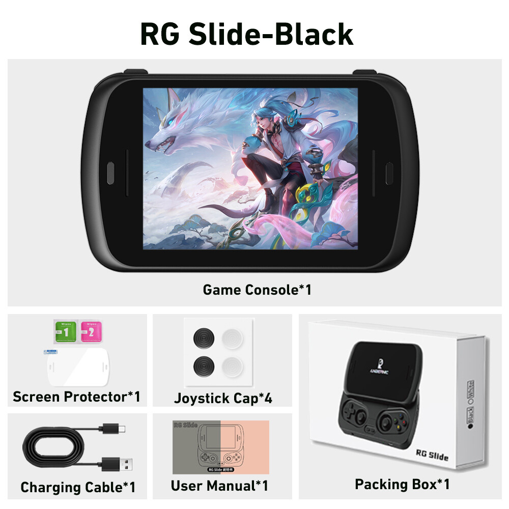RG Slide Android13 Handheld Game Console 4.7″ LTPS In-Cell Screen Gifts