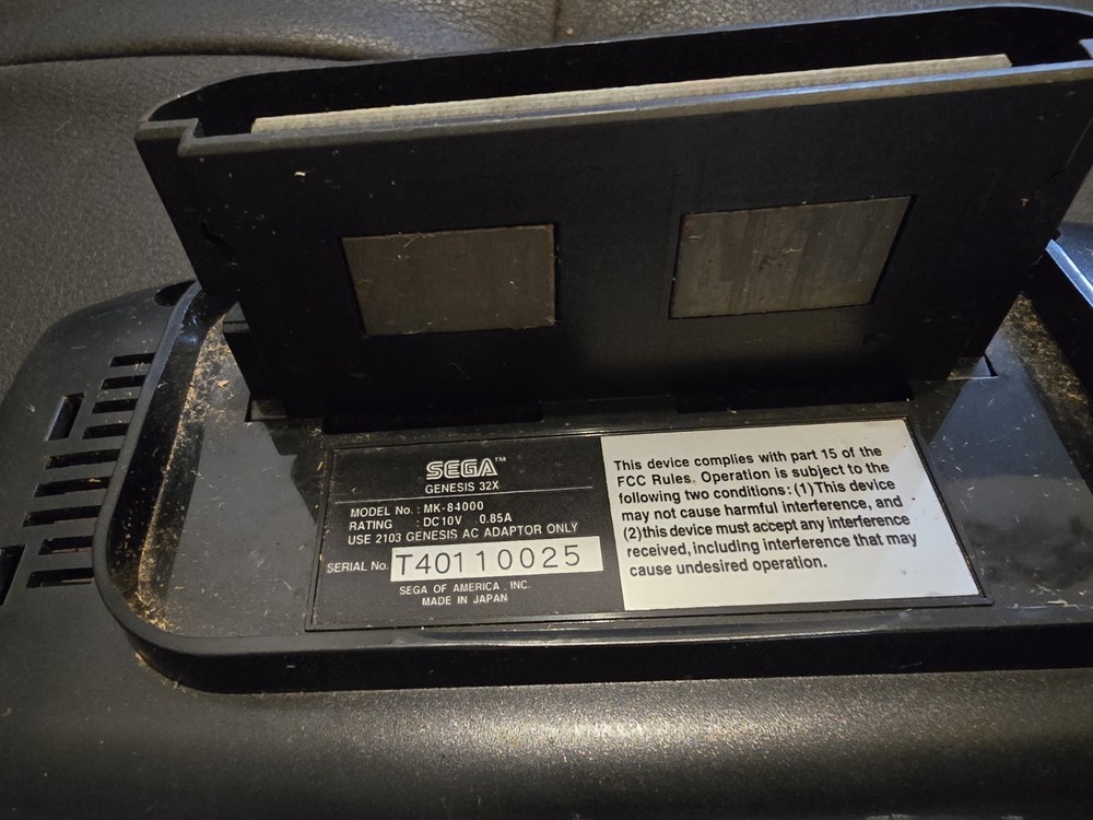 Sega Genesis 32X MK-84000. Not tested.. As is.