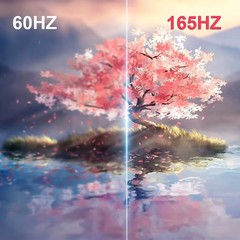 A 34-inch ultra-large curved gaming monitor with 4K HD picture quality, a 165Hz