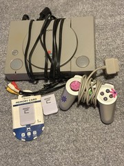PS1 Console Barbie Controller 2 Memory Cards 1GB Each