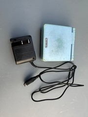 Nintendo Gameboy Advance SP console Pearl Blue Tested SOUND ISSUES