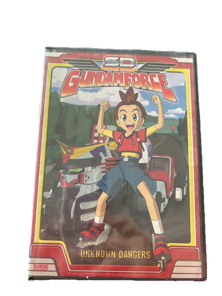 SD Gundam Force Volume 4 Unknown Dangers DVD Super Deformed Anime HTF Sealed New