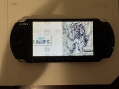 PSP 3001 Game Console with Carry Case, NEW BATTERY + Final Fantasy No Charger
