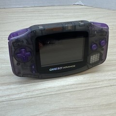 Nintendo Game Boy Advance Custom IPS V3 Backlit 720×480 Clear Black Purple