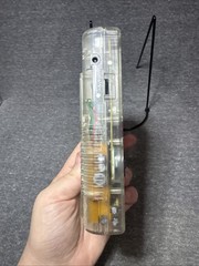 Nintendo Game Boy Clear Transparent Play It Loud DMG-01 And Case 3