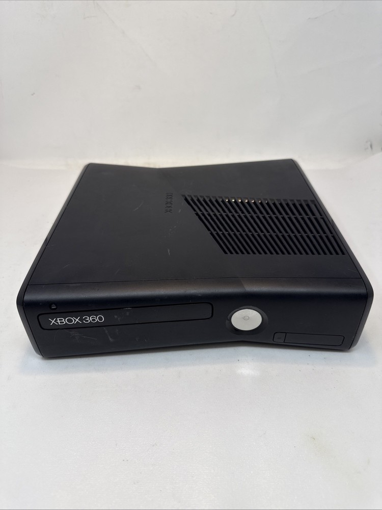 XBOX 360S Console- Black – Model 1439 – No Hard Drive
