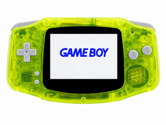 Nintendo GameBoy Advance GBA IPS Backlit Screen Clear Lime Excellent GBA IPS