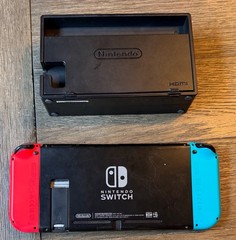 EUC! Nintendo Switch Bundle with stand, charger, BONUS extra controller.