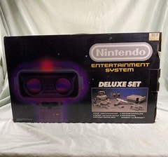 Complete In Box Nintendo NES DELUXE Set ROB Robot Duck Hunt Zapper Gun 80s