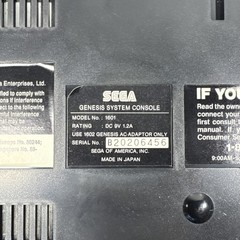 Please Read !!Sega Genesis Model 1 Console System Black OEM Original With Games