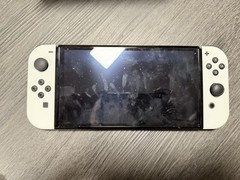 Nintendo Switch White OLED Console with Base Accessories