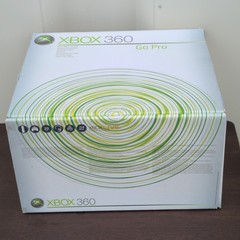 BOX ONLY Microsoft Xbox 360 Pro Console White + Paperwork / Manuals
