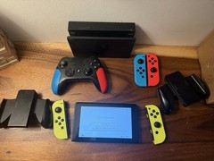 Nintendo Switch Console With 3 Extra Sets Of Controllers And More