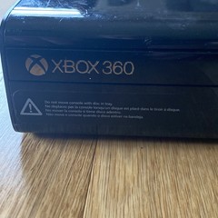 Microsoft Xbox 360 E Console Only Model 1538 Black Unable to test no power cord