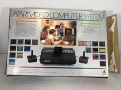 Atari 2600 4-Switch Console Darth Vader Console CIB W 10 Games And Extras Serial