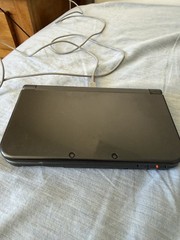 Used NEW Nintendo 3DS XL Metallic Black Tested With Charger, Stylus