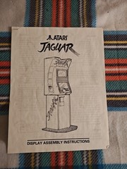 Atari Jaguar Kiosk Display Assembly Guide Manual