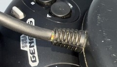 Sega Genesis Model 2 MK-1631 2 Controllers, 1 Game. See Description