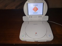 Sony PS1 LCD Screen SCPH-131 + PS1 SCPH-101 Console GREAT CONDITION NO ISSUES.