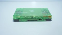 Nintendo DS Lite Transparent Clear Green & Black Handheld System with Charger